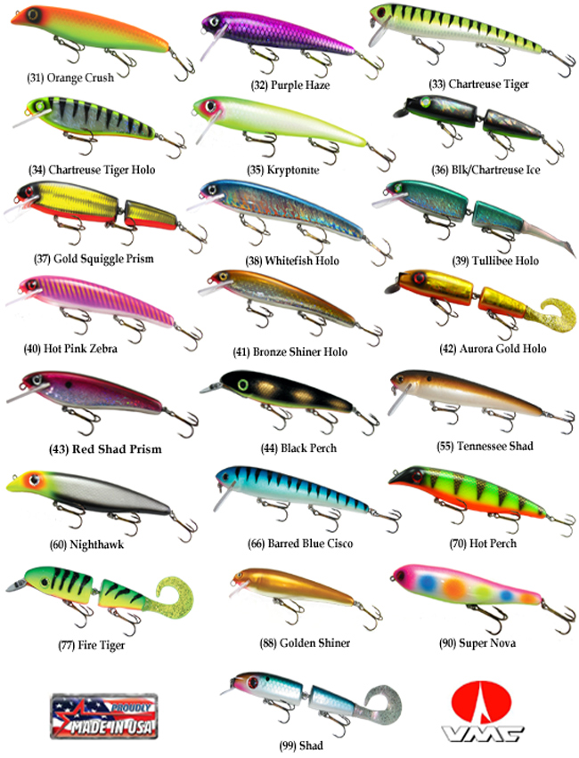 Fishing Lure Color Selection Chart Fishing Lure Color Selection Chart